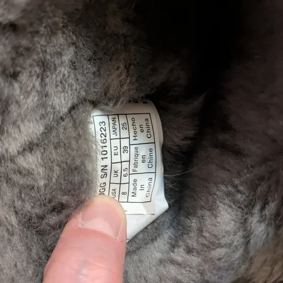 Ugg Gray Short Boots 8 Size - Picture 6 of 10